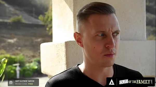 OUT OF THE FAMILY - Pervert Busty Stepmom Touches Herself While Watching Her Stepkid Fuck