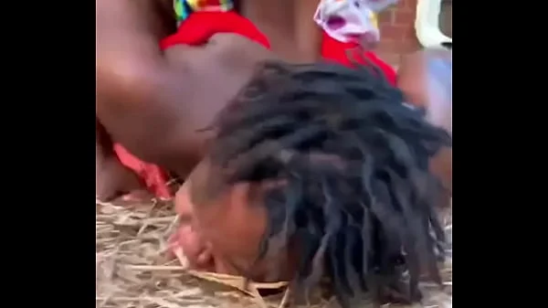 Gibby The Clown fucks ebony in a barn