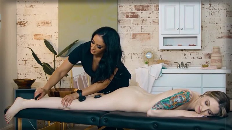 Pornomix / sheena ryder ailee anne massage lesbians oiled milf teen oil tits pussy licking лесбиянки массаж teen ass tits